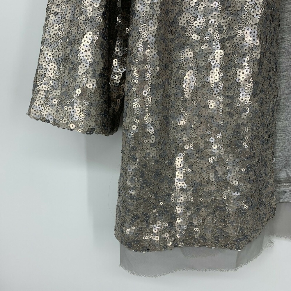 Chelsea28 Sequin Open Front Jacket - image 5